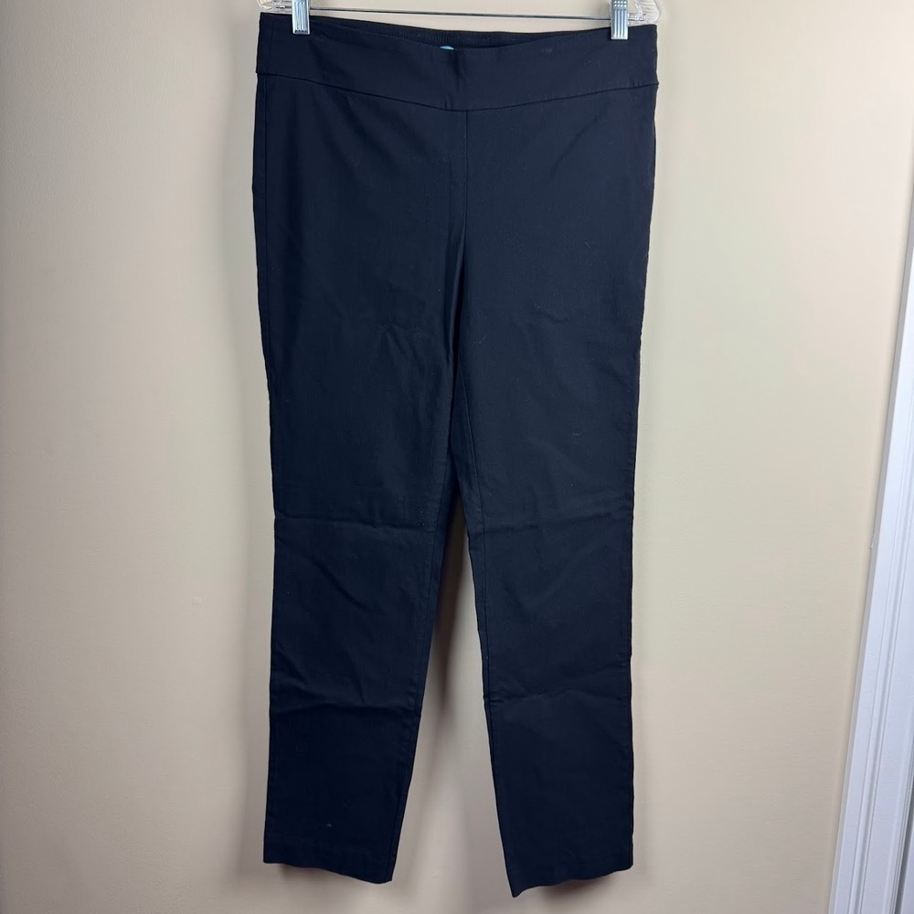 J.McLaughlin Black Pull On‎ Stretch Ponte Knit Pants Womens 12